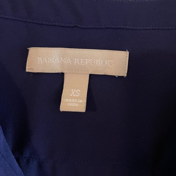 Banana Republic indigo blouse XS - Picture 3 of 3